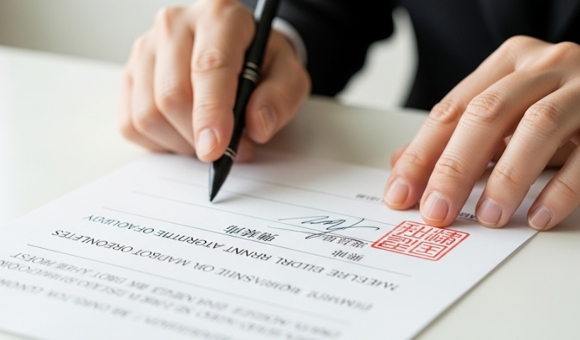 代理人申請で必要になる委任状