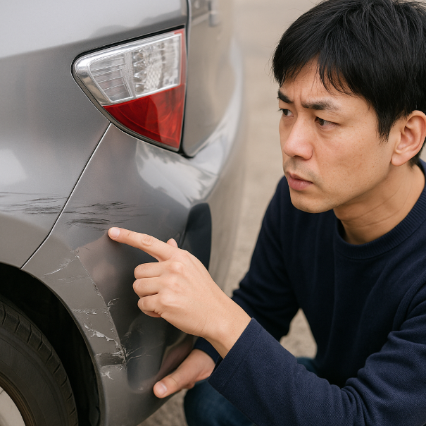 擦り傷やへこみは修理か交換かの判断基準